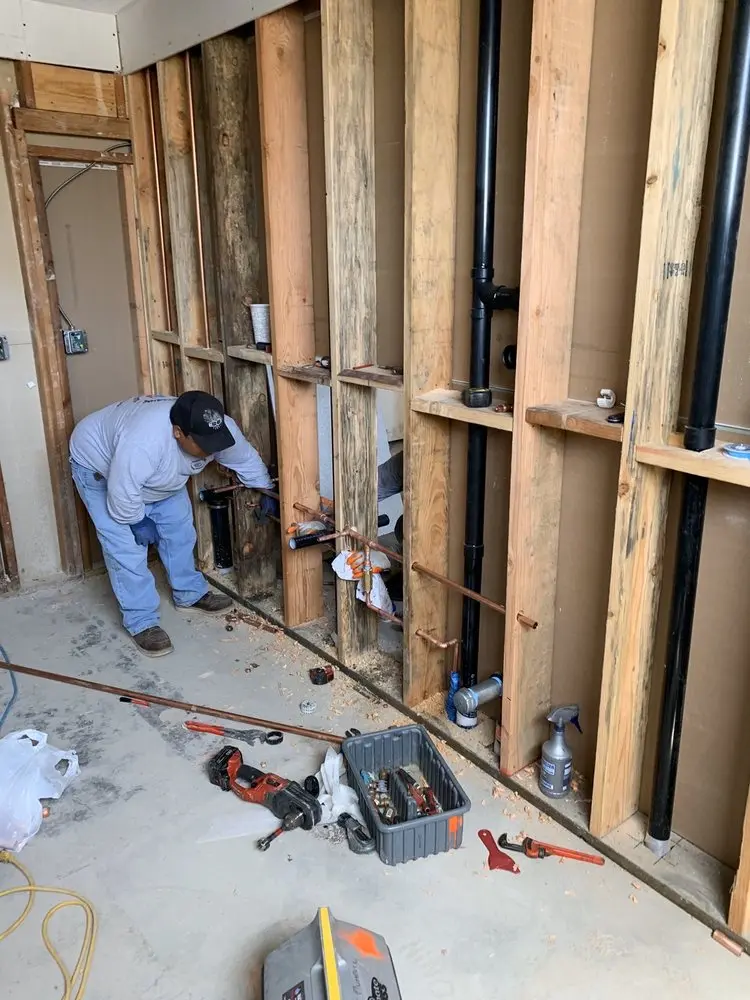 Commercial rough-in plumbing for Gas Line Repair in Ed Cook